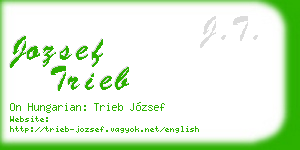 jozsef trieb business card