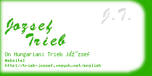 jozsef trieb business card